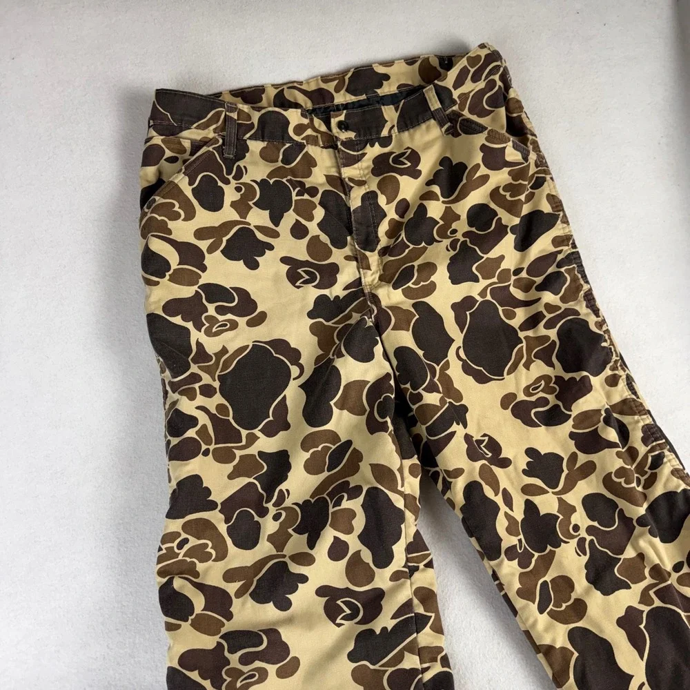 80s Walls Vintage Duck Camo Thinsulate Hunting Pant Men 37 Made in USA insulated